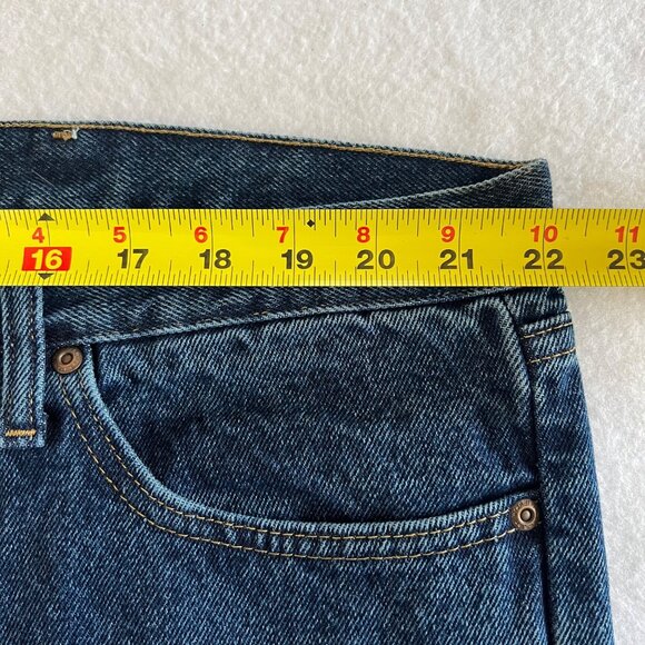 Wrangler Men's Relaxed Fit Blue Denim Jeans Size 44x30 Straight Leg NWT Cotton - Picture 9 of 12